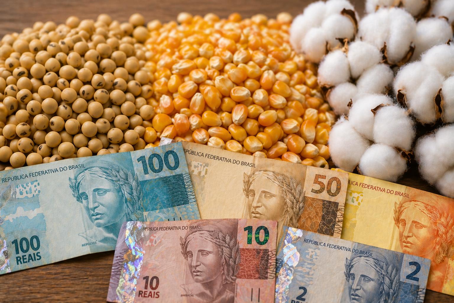 Comercialização avança em Mato Grosso com soja, milho e algodão seguindo ritmos diferentes